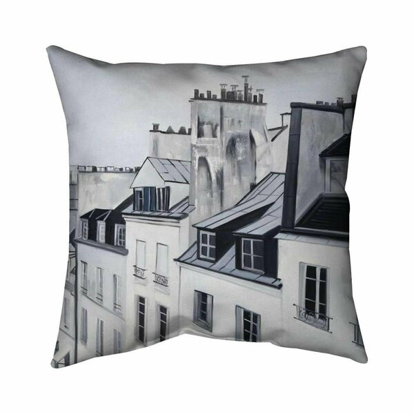 Fondo 20 x 20 in. Historical Buildings-Double Sided Print Indoor Pillow FO2793024